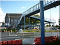 The footbridge over Shapters Road, Plymouth