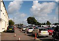 Traffic congestion at the north end of Main Street, Dundrum