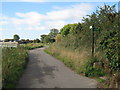 Footpath junction on Watchester Lane