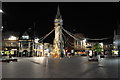 Leicester clock tower at night