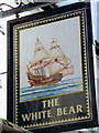 Sign for the White Bear