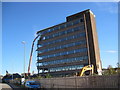NZ3064 : Reyrolle Office Demolition, Hebburn by Les Hull