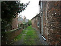 A public footpath heading to Scunthorpe