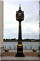 Clock tower on Victoria Dock