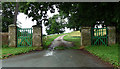 Gate piers near Ellesmere