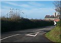 Road junction near Capel Hebron, Llangwnnadl