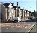 Row of unnumbered houses, Snatchwood Road, Abersychan