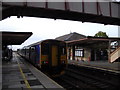 The train to Weston-super-Mare in Yatton station