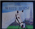 Sign for the White Horse