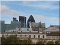 View of the Gherkin from the Thames #3