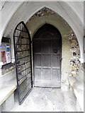 SU1230 : Door, St Andrew's Church by Maigheach-gheal