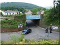 A blue bridge at Newbridge