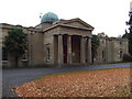 TL4359 : Cambridge Observatory and Autumn Leaves by Mark Hurn