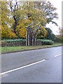 Gateway sculpture on the A470 north of Llanrwst