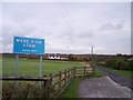 Entrance to Mere View Farm off Burrows Lane