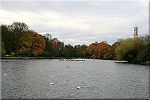 SK5438 : The Lake, Highfields Park by David Lally