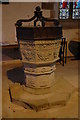 Font in Newland Church