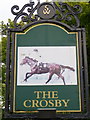 Sign for the Crosby