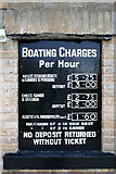 SK5438 : Boating charges on University Lake by David Lally