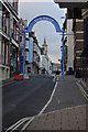 A new archway stands majestically at the top of Fore Street