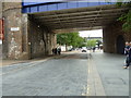 Railway bridge over Concert Hall Approach