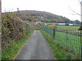 Small lane between Lwyn-du and the Deri