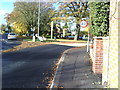 Roundabout at junction of Oxford Road with Western Avenue (A4)