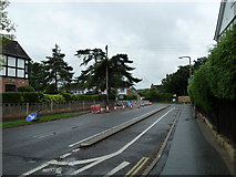 TQ1630 : Approaching the junction of Merryfield Drive and Guildford Road by Basher Eyre