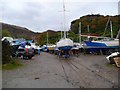 Entrance to Tighnabruaich boatyard