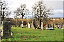 NS5769 : Lambhill Cemetery by Steven Brown