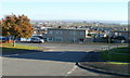 Newport : Shakespeare Crescent houses viewed along Gaer Park Parade