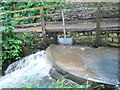 Sluice on the river Colwyn in the Fairy Glen