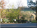 Entrance to Waterrow caravan park