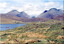 NB1303 : The mountains of North Harris,  Outer Hebrides by Derek Voller