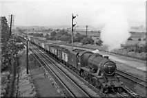 SK4481 : Up coal train at Killamarsh West by Ben Brooksbank
