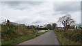 View north along the Kilmegan Road in the direction of the Four Roads junction