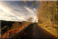 Minor road in Glen Glass