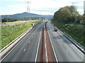 Heads of the Valleys Road heading east from Cadfor