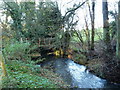 Footbridge over the Hughley Brook