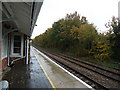 Railway line and Ham Street station