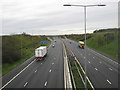 TR1437 : M20 Motorway to Junction 11 by David Anstiss