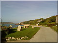 Standing stones near the Flying Boat Club