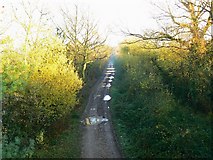 SU0795 : Bridleway to Cricklade, near Cerney Wick by Brian Robert Marshall