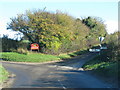 Minor road junction north of Puddletown