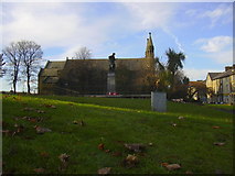 SD7822 : War Memorial and Methodist Church by Robert Wade