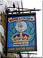 Sign for the Rose and Crown