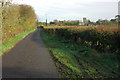 Country road approaching Awre