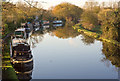 Canal boats on the Grand Union Canal