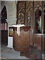 SE5318 : St Martin's Church, Wormersley, Pulpit by Alexander P Kapp