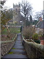 Footpath towards Barlborough church